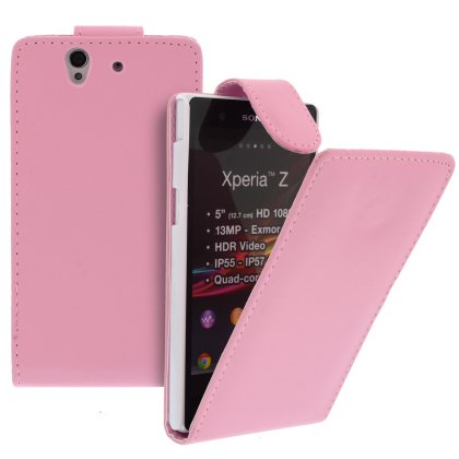 FLIP калъф за Sony Xperia Z Pink