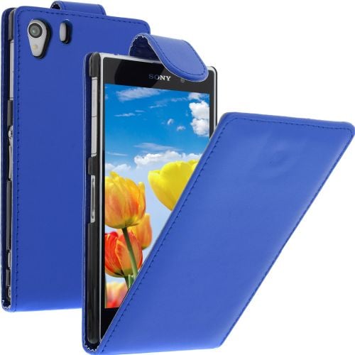 FLIP калъф за Sony Xperia Z1 Blue