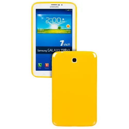 Силиконов кейс за Samsung Galaxy Tab 3-7'' P3200 Yellow+SP