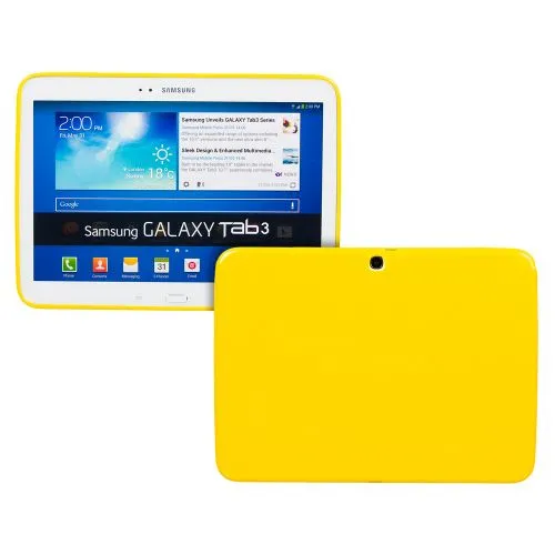 Силиконов кейс за Samsung Galaxy Tab3-10,1''P5200 Yellow+SP
