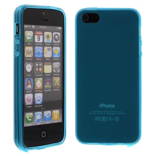 Силиконов кейс за iPhone 5S 5G Light Blue