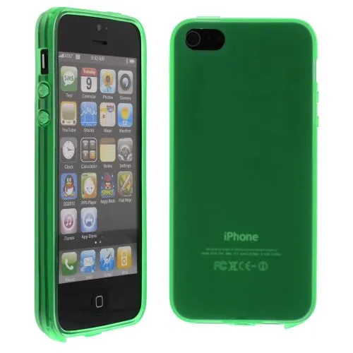 Силиконов кейс за iPhone 5S 5G Green