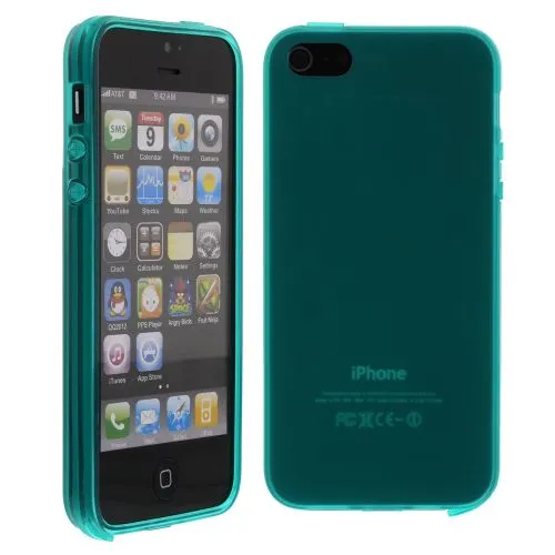 Силиконов кейс за iPhone 5S 5G Turquoise