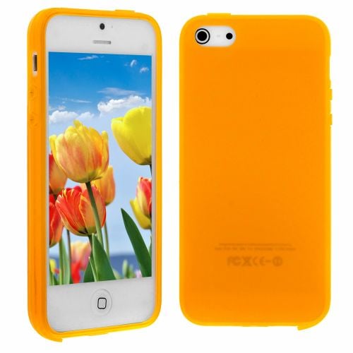 Силиконов кейс за iPhone 5S 5G Yellow