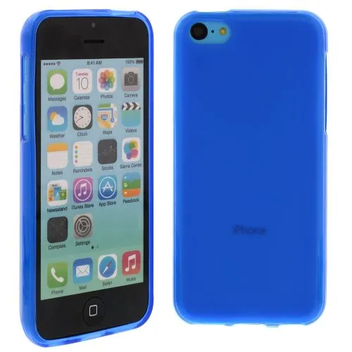 Силиконов кейс за iPhone 5C Blue
