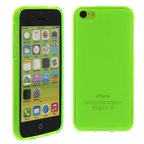 Силиконов кейс за iPhone 5C Green