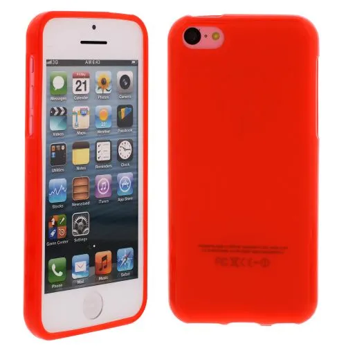 Силиконов кейс за iPhone 5C Red