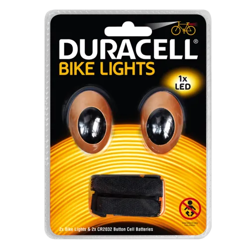 Фенер за велосипед Duracell Bike Light M01 + 2xCR2032 BL1