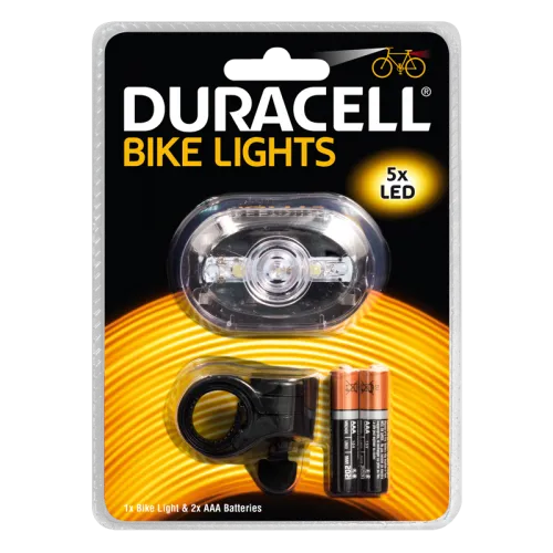 Фенер за велосипед Duracell Bike Light F03 + 2xAAA BL1