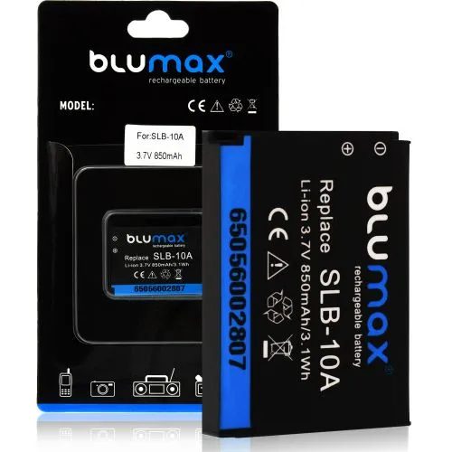 Blumax батерия за Samsung SLB-10A Li-Ion 850mAh