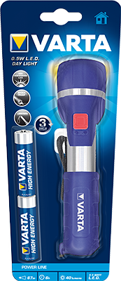 Фенер Varta 17651 0.5-Watt LED Day Light + 2xAA