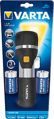 Фенер Varta 17611 LED Day Light + 2xD