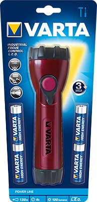 Фенер Varta 17640 Industrial Focus Control LED + 4xAA