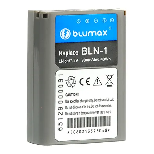 Батерия за фотоапарат Olympus BLN-1 900mAh + зарядно