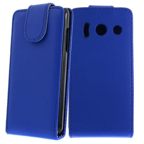 FLIP калъф за Huawei Ascend Y300 Dark Blue