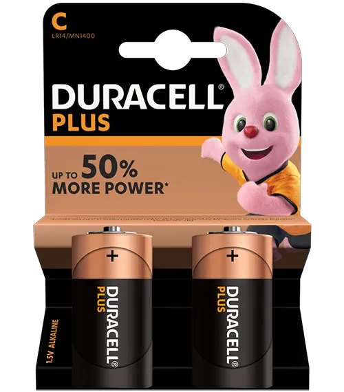 Алкални батерии C - LR14 - Duracell Plus Power MN1400