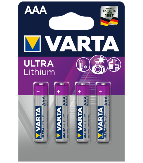 Литиеви батерии AAA Varta AAA