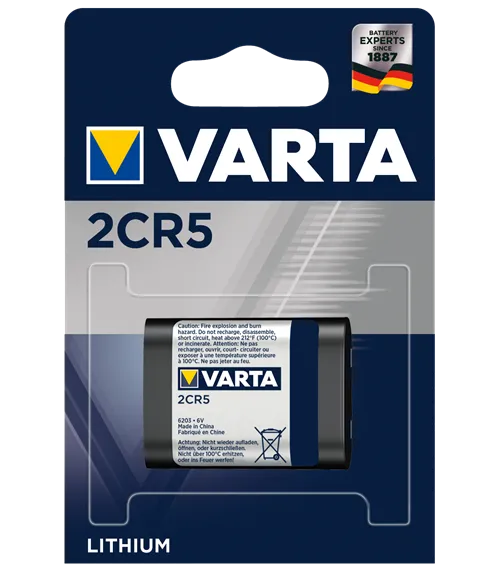 Литиева батерия 2CR5 - Varta