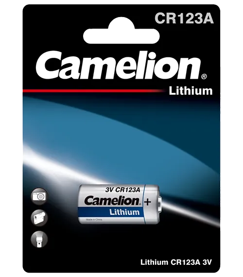 Литиева батерия CR123 CR123A - Camelion