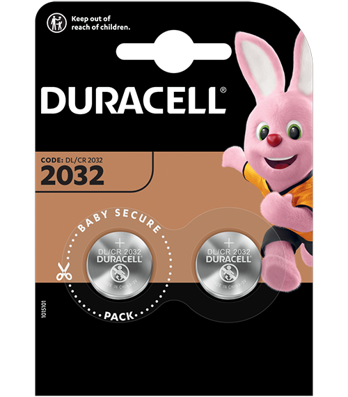 Литиеви батерии CR2032 Duracell DL2032 - 3V