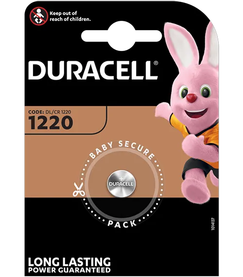 Литиева батерия CR1220 - Duracell DL1220