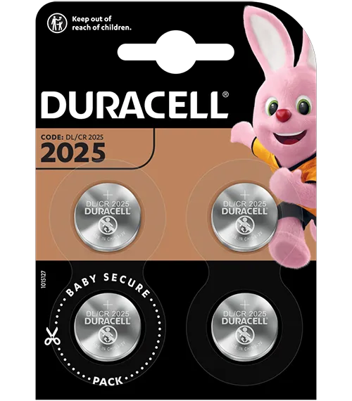 Литиеви батерии CR2025 - Duracell DL2025