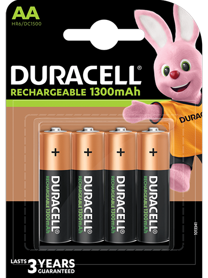 Акумулаторни батерии АА Duracell AA - 1300 mAh - BL4