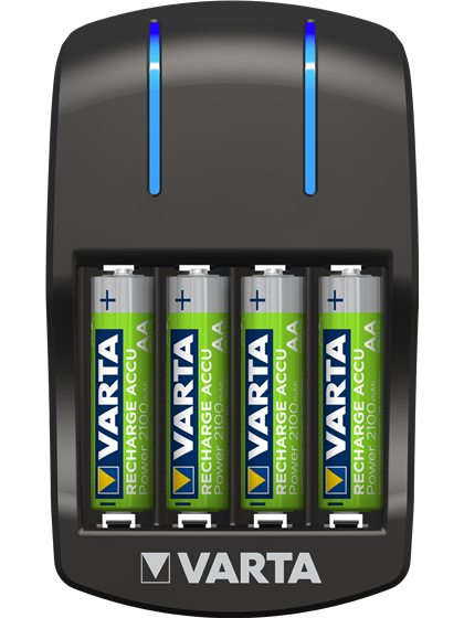 Зарядно за батерии Varta с 4 батерии АА 2100 mAh