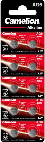 Алкални батерии AG6 - LR921 - 371 - 171 - Camelion