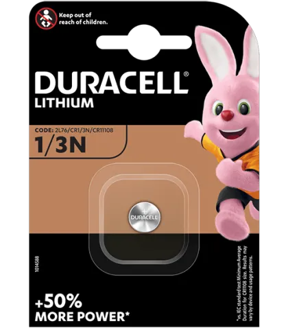 Литиева батерия CR 1/3 N - Duracell DL 1/3 N