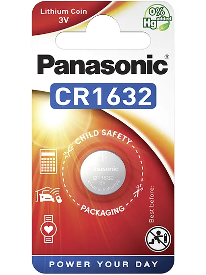 Литиева батерия CR1632 Panasoniic CR1632 - 3V