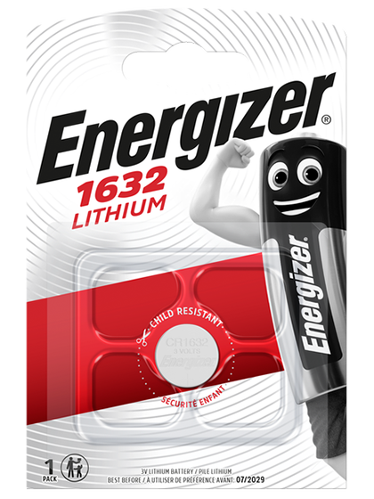 Литиева батерия CR1632 Energizer CR1632 - 3V