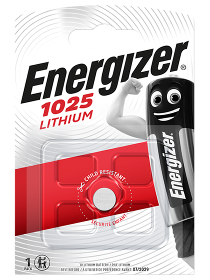 Литиева батерия CR1025 - Energizer