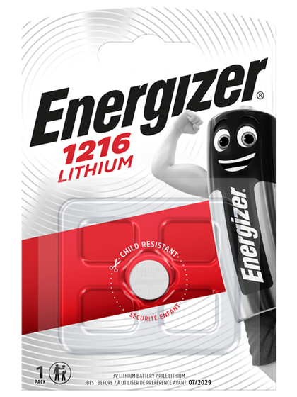 Литиева батерия ECR1216 Energizer CR1216 - 3V