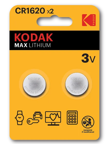 Литиеви батерии CR1620 Kodak KCR1620 - 3V