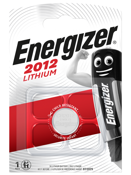 Литиева батерия CR2012 Energizer ECR2012 - 3V