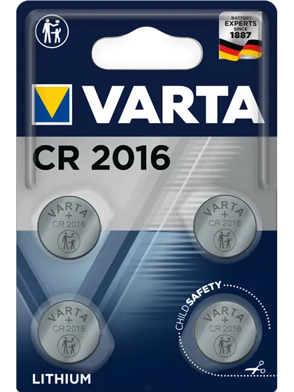 Литиеви батерии CR2016 Varta CR2016 - 3V - 4 броя