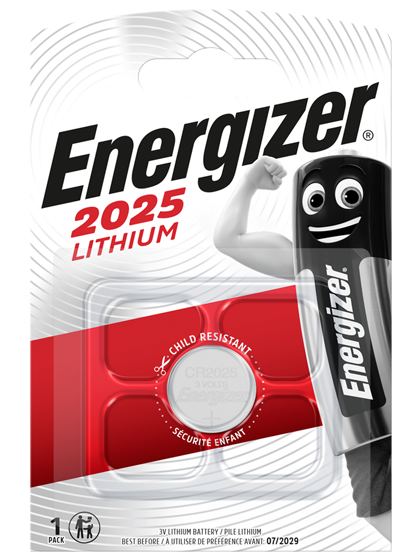 Литиева батерия CR2025 Energizer ECR2025 - 3V