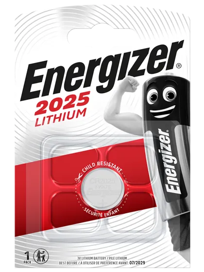 Литиева батерия CR2025 Energizer ECR2025 - 3V