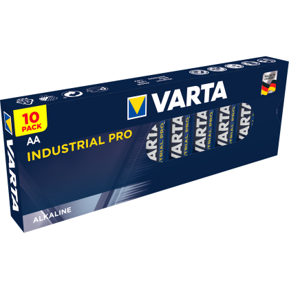 Алкални батерии AA Industrial Pro - Varta AA - 10 броя