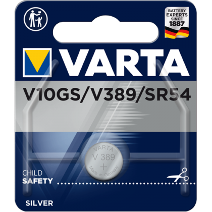 Батерия за часовник 389 Varta V10GS V389 SR54 - 1.55V