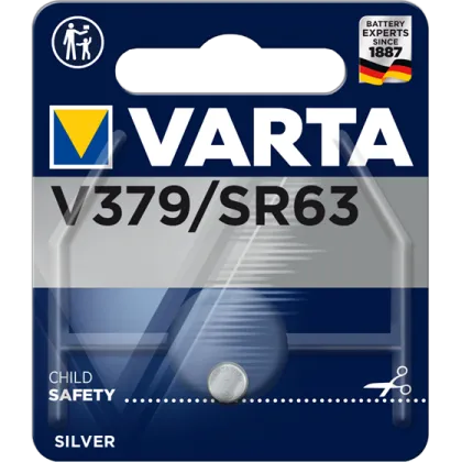 Батерия за часовник V379 Varta 379 SR63 SR521SW - 1.55V