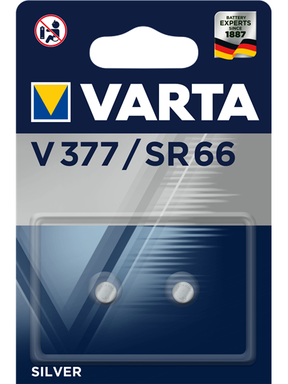 Батерии за часовник V377 Varta 377 SR66 SR626SW - 1.55V