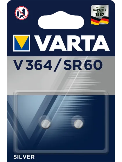 Батерии за часовник 364 V364 Varta SR621SW - 1.55V