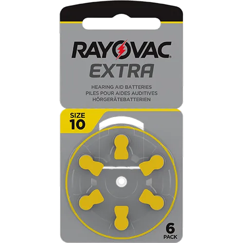Батерии за слухов апарат 10 - Rayovac Extra Advanced