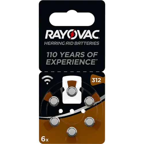Батерии за слухов апарат номер 312 - Rayovac Acoustic