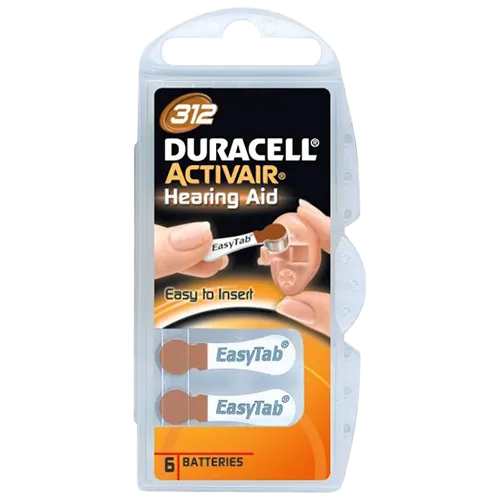 Батерии за слухов апарат Activ Air 312 - Duracell