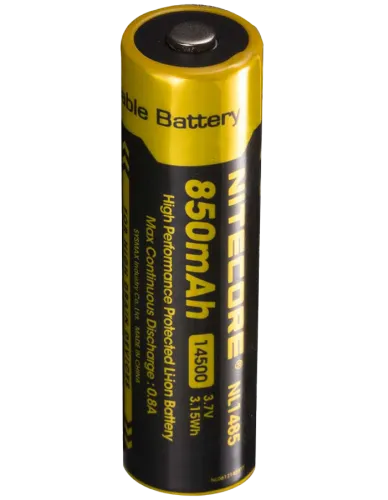 Литиево-йонна батерия AA 14500 Nitecore AA - 850 mAh 3.7V