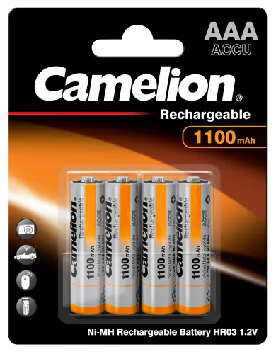 Акумулаторни батерии ААA Camelion Rechargeable AAA - 1100 mAh - BL4