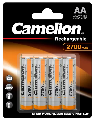 Акумулаторни батерии АА Camelion Rechargeable AA - 2700 mAh - BL4